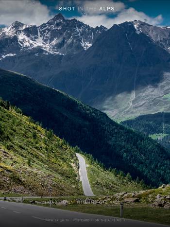 Road down into the Ötz valley | 1/2000s * f4.5 * ISO 200 * 70mm - FE 70-300mm F4.5-5.6 G OSS - Sony α6500 Road down into the Ötz valley