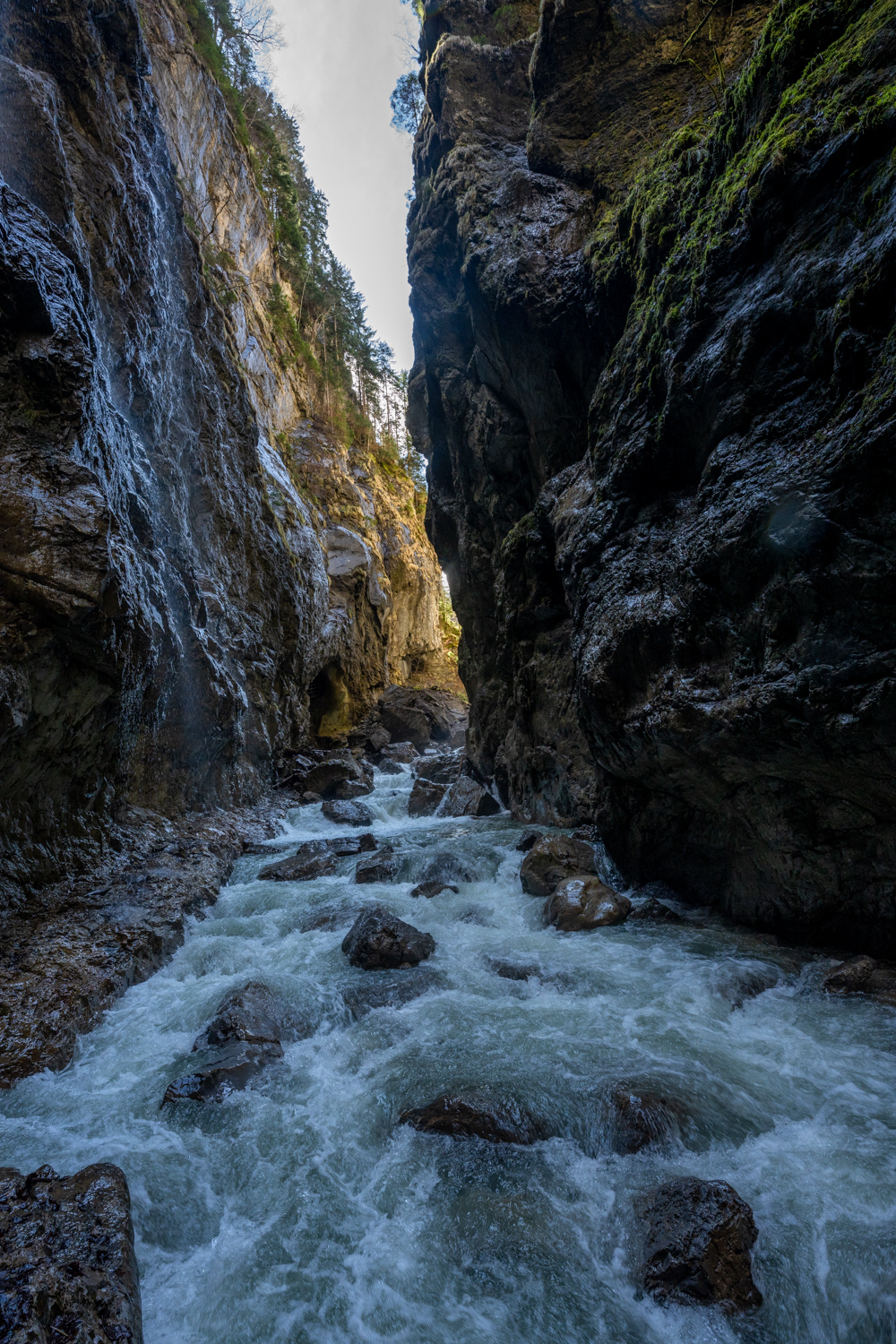 Partnachklamm | 1/125s * f8 * ISO 500 * 14mm - 14-24mm F2.8 DG DN | Art 019 - Sony α7R V Partnachklamm