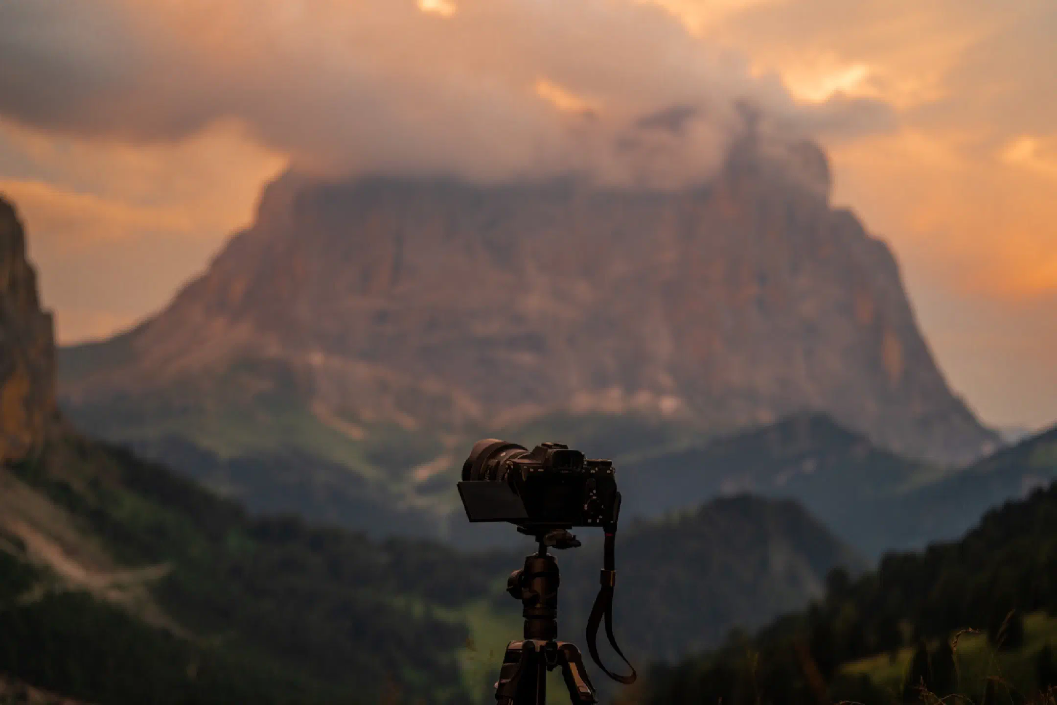 Langkofel sunset