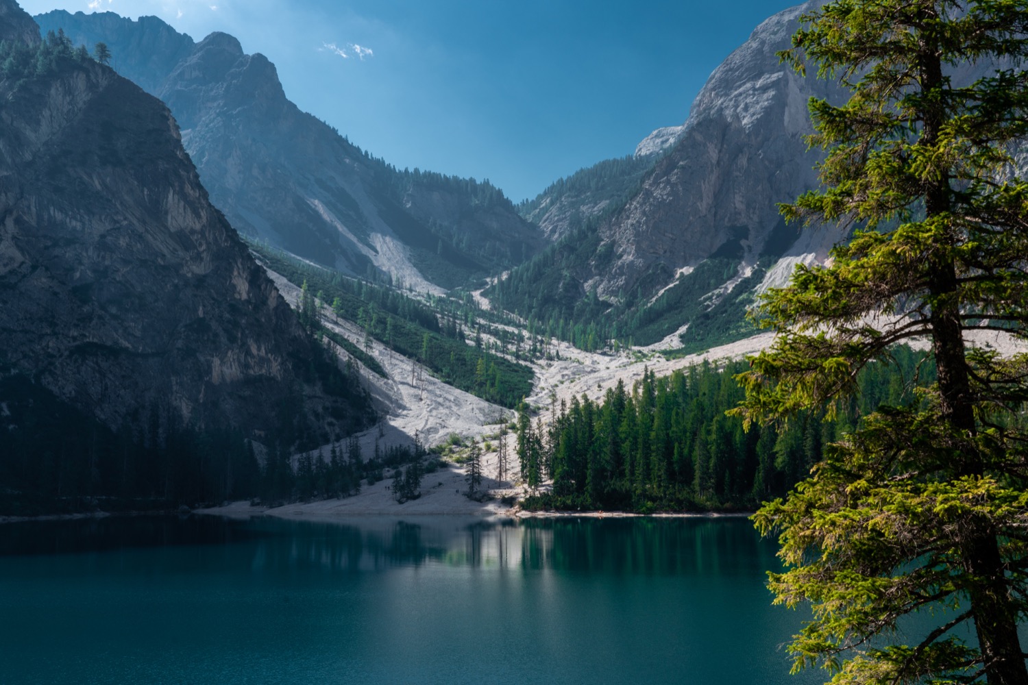 Trail around Pragser Wildsee | 1/60s * f13 * ISO 160 * 24mm - FE 24-105mm F4 G OSS - Sony α7R III Trail around Pragser Wildsee