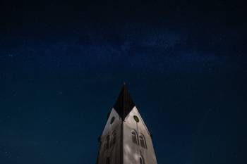 Steeple Touches the Milky Way