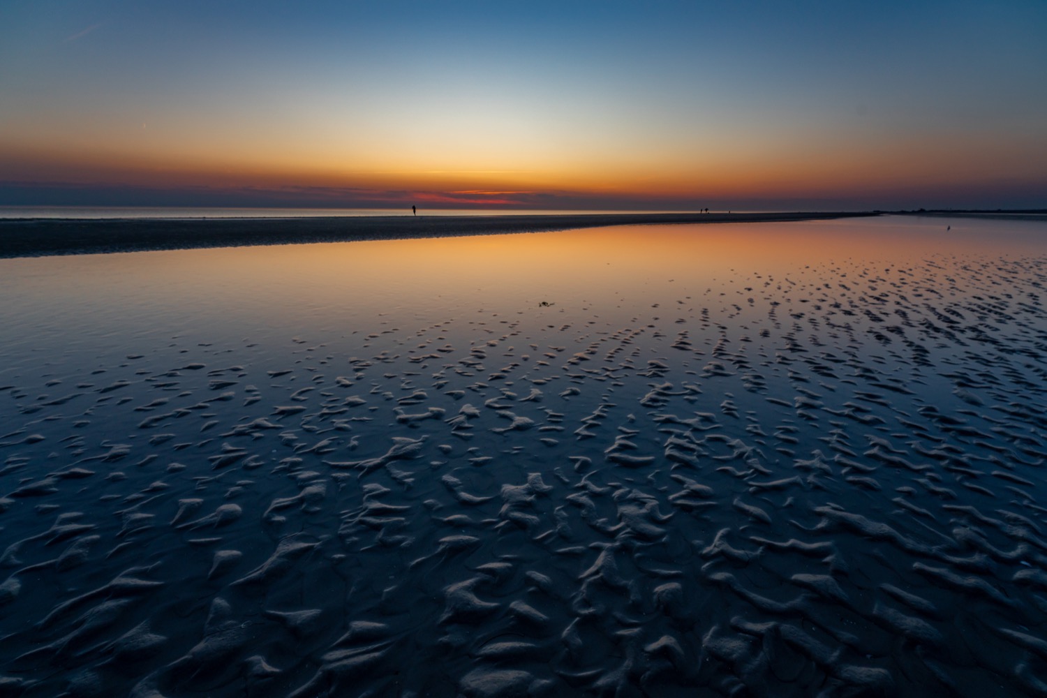 Evening twilight reflections at low tide | 1/60s * f6.3 * ISO 640 * 15mm - 14-24mm F2.8 DG DN | Art 019 - Sony α7R III Evening twilight reflections at low tide