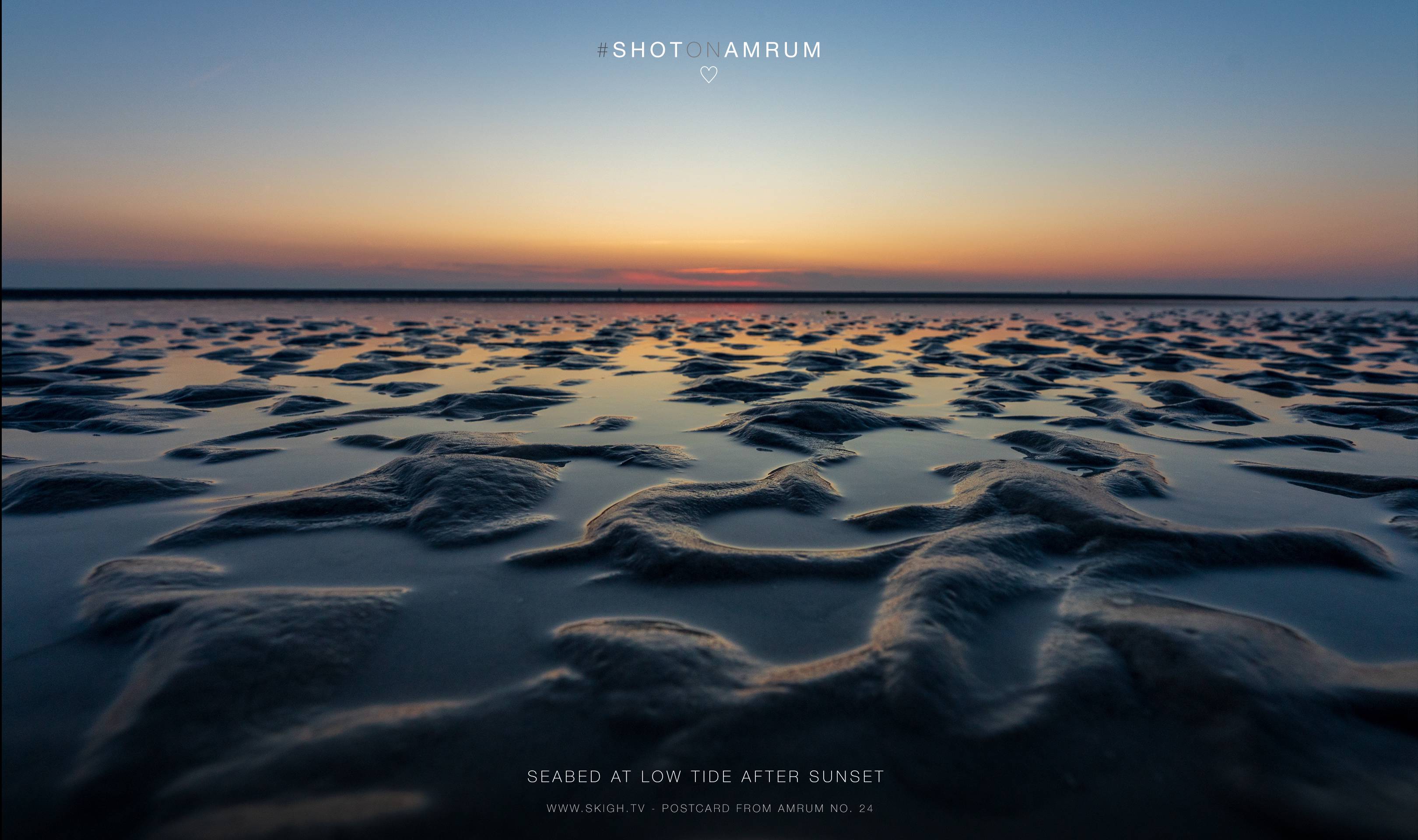Seabed at low tide after sunset | 1/60s * f8 * ISO 640 * 15mm - 14-24mm F2.8 DG DN | Art 019 - Sony α7R III Seabed at low tide after sunset
