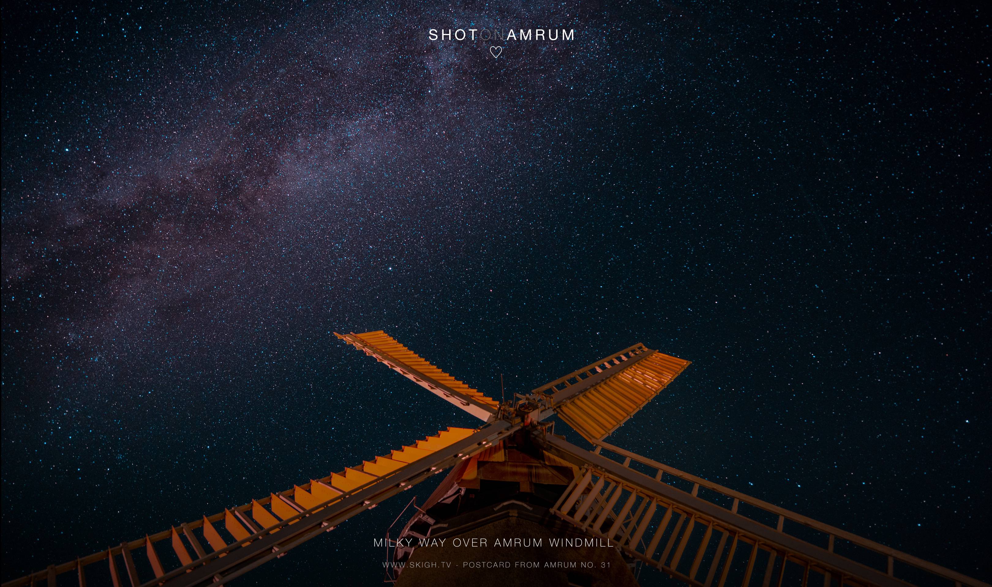 Milky Way over Amrum Windmill | 15s * f1.8 * ISO 800 * 14mm - FE 14mm F1.8 GM - Sony α7R III Milky Way over Amrum Windmill