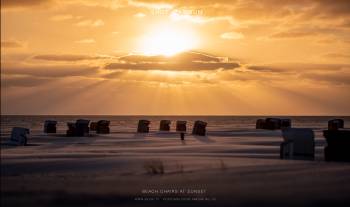 Beach Chairs at Sunset
