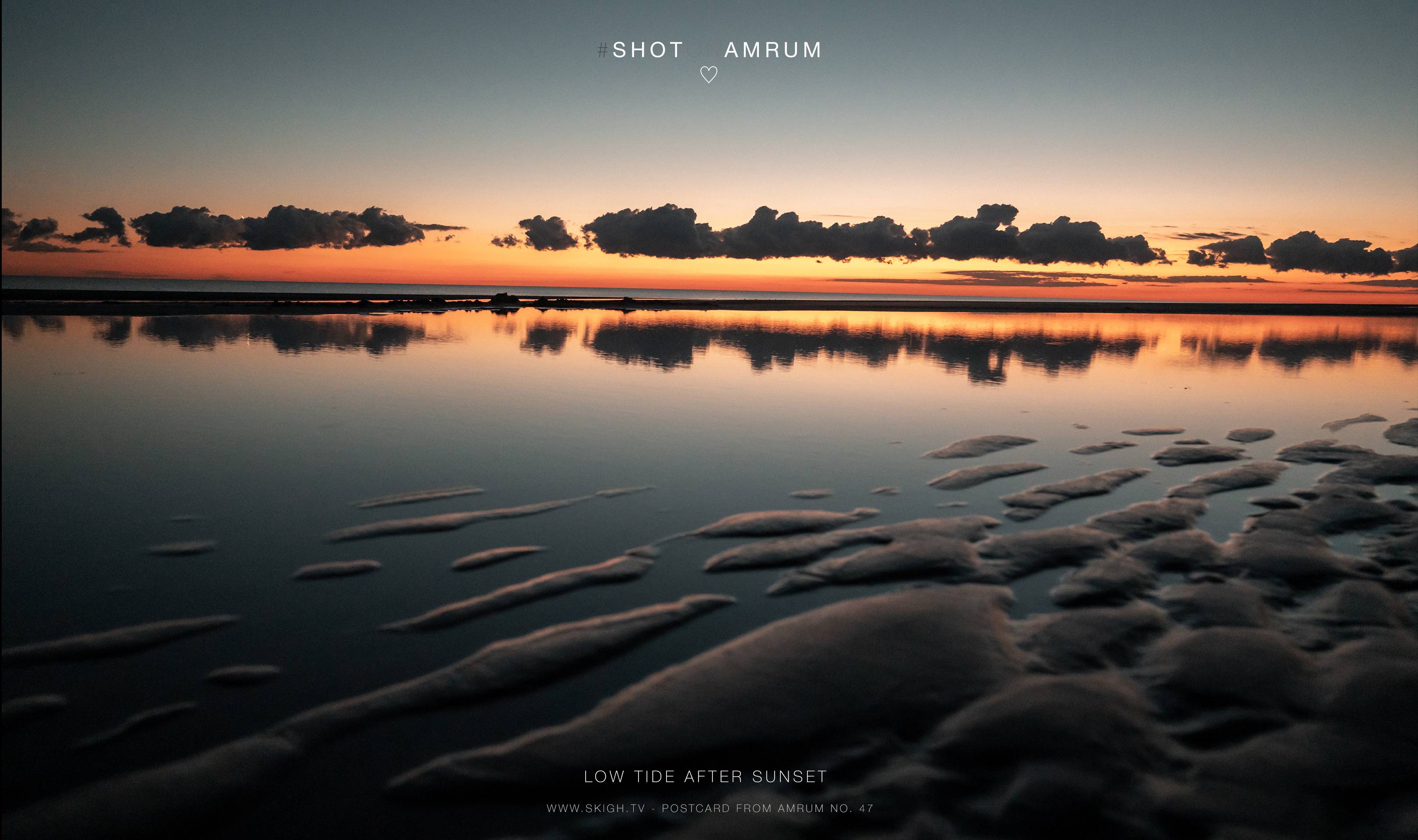 Low Tide after sunset