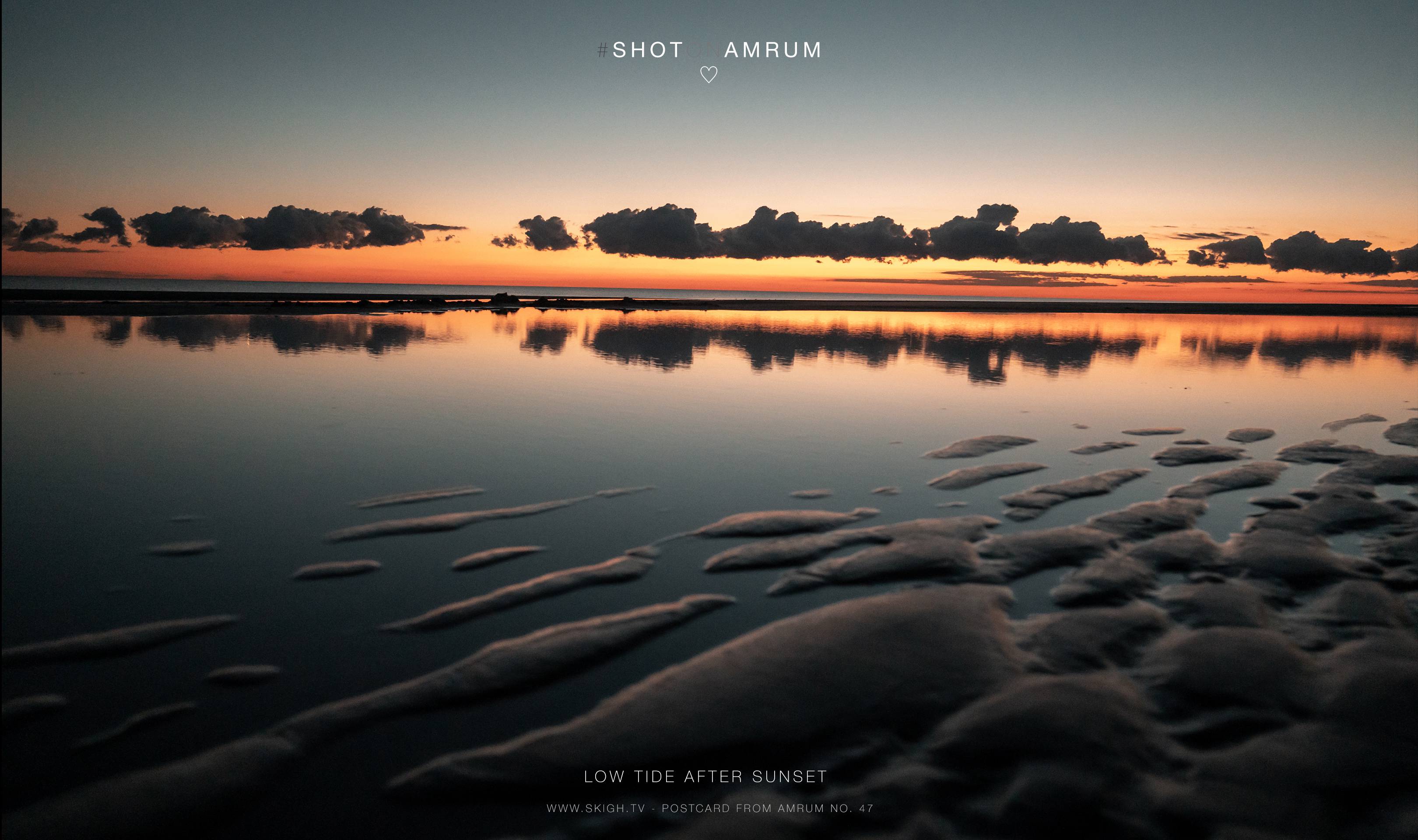 Low Tide after sunset