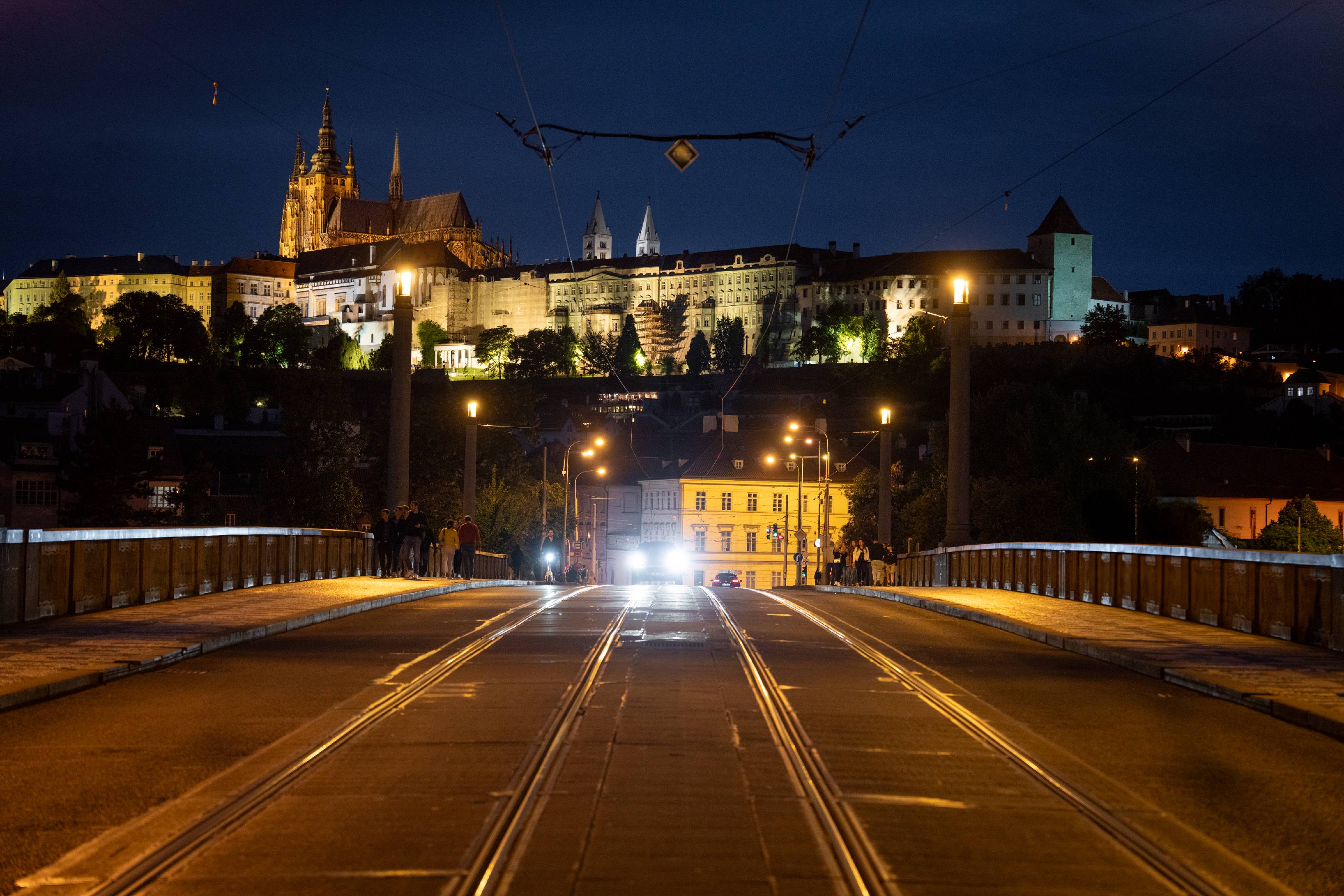 Prague by night