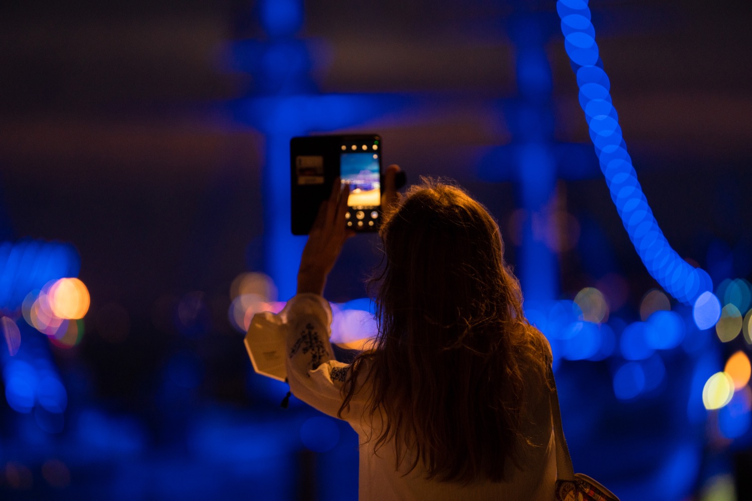Shooting blue Rickmer Rickmers | 1/60s * f1.8 * ISO 400 * 135mm - SAMYANG AF 135mm F1.8 - Sony α7R III Shooting blue Rickmer Rickmers