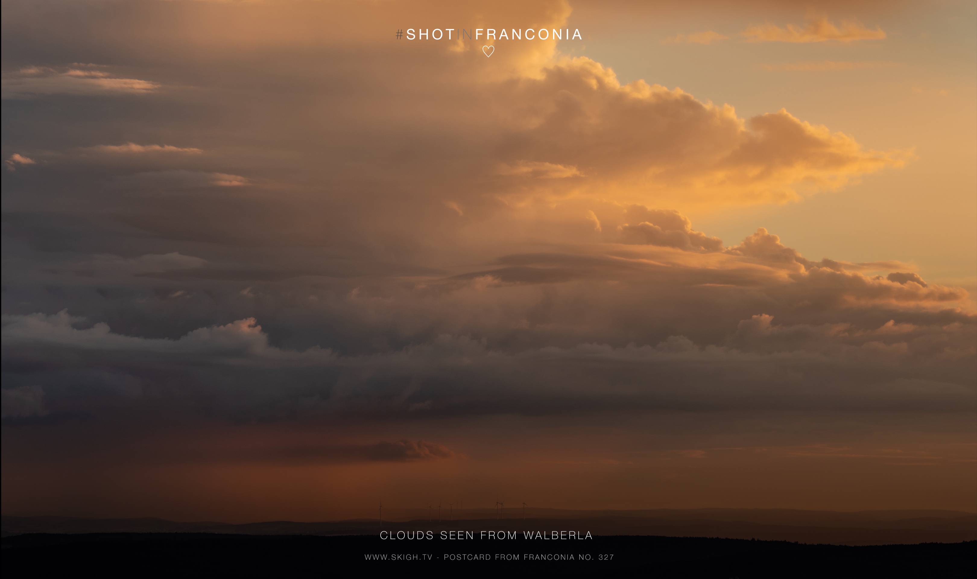 Clouds seen from Walberla