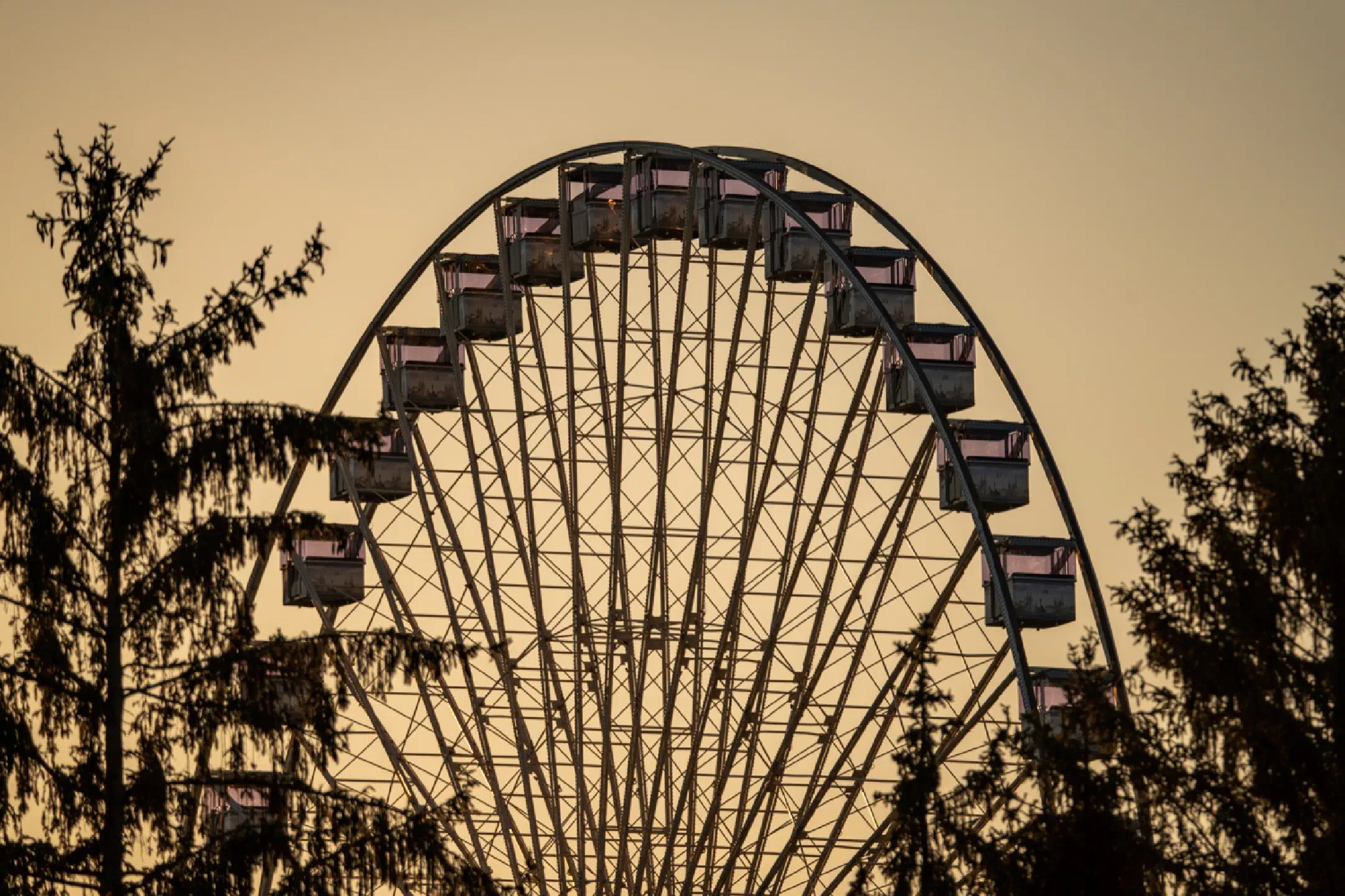 Europarad at sunset