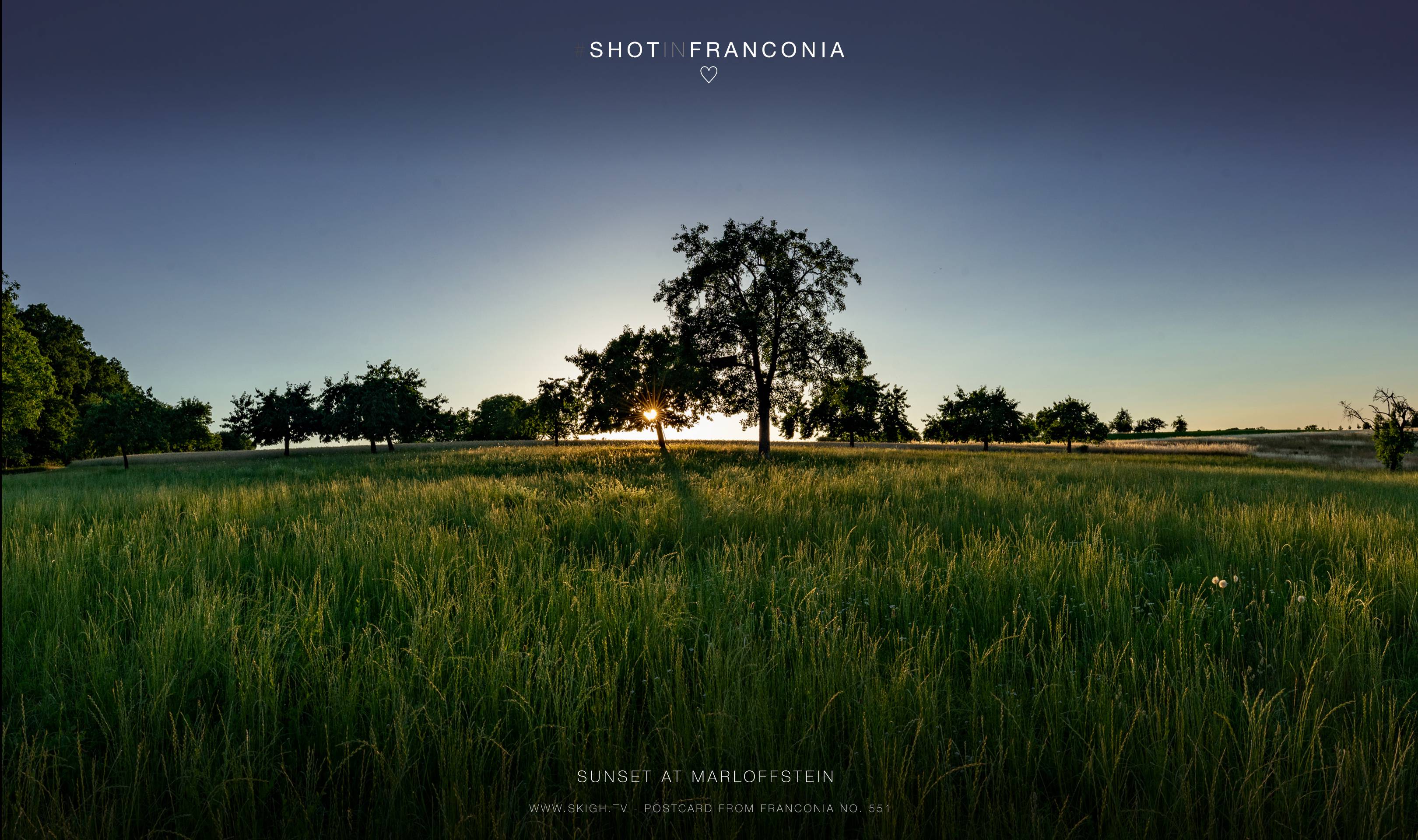 Sunset at Marloffstein | 1/250s * f14 * ISO 400 * 24mm - FE 24mm F1.4 GM - Sony α7 IV Sunset at Marloffstein