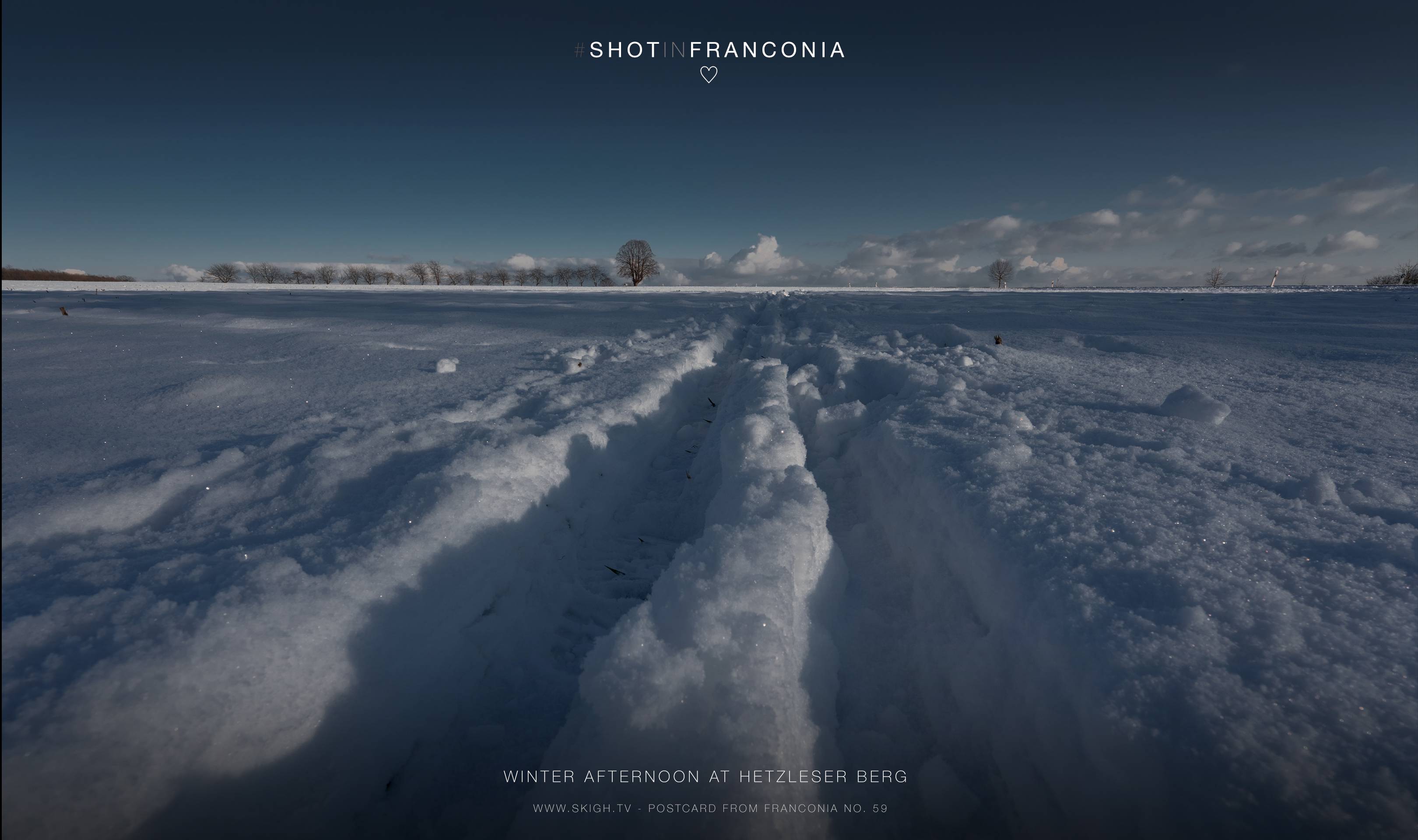 Winter afternoon at Hetzleser Berg