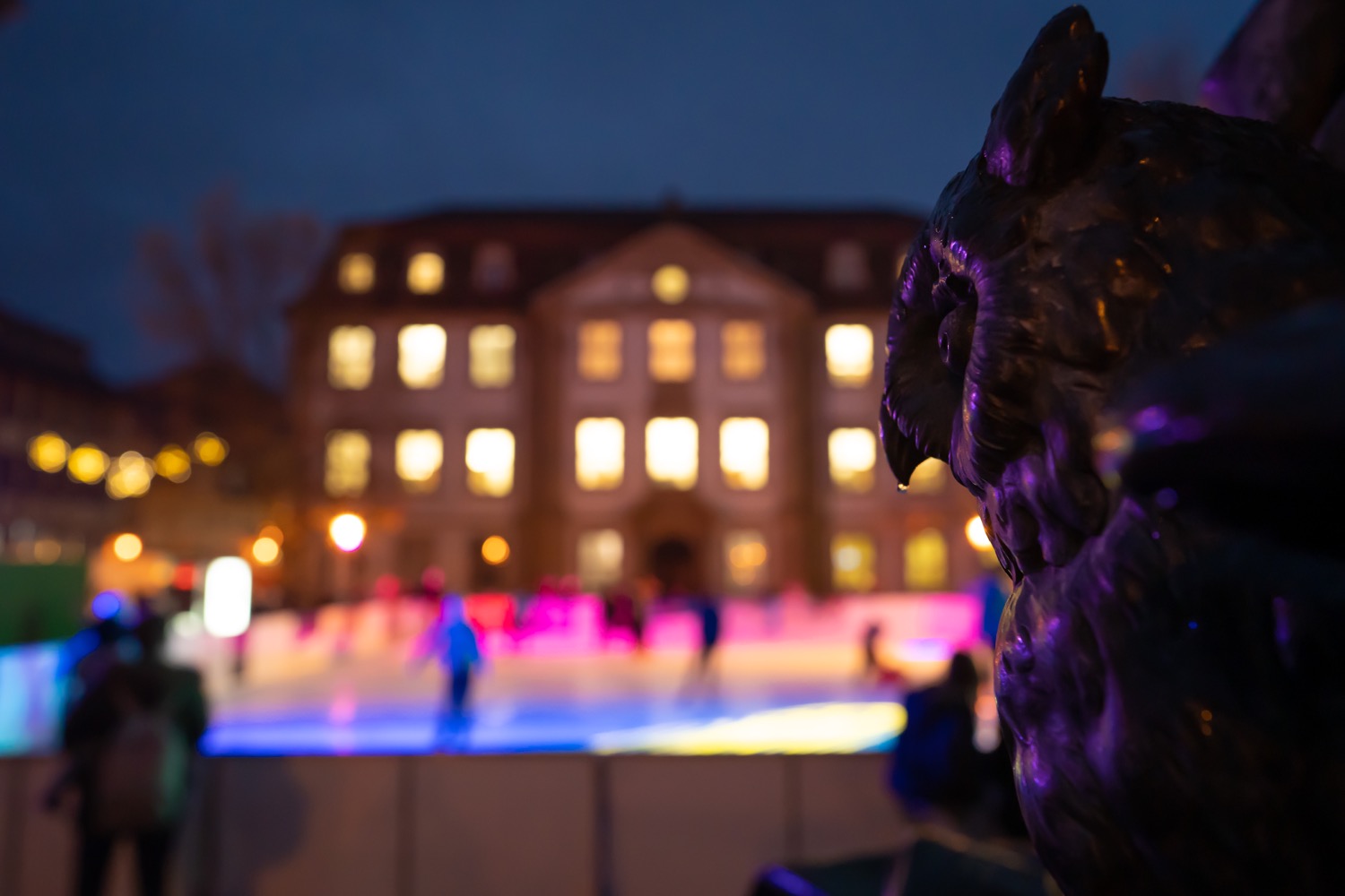 Alma Mater with tears in her eyes | 1/125s * f2.5 * ISO 1250 * 24mm - FE 24mm F1.4 GM - Sony α7 IV Alma Mater with tears in her eyes