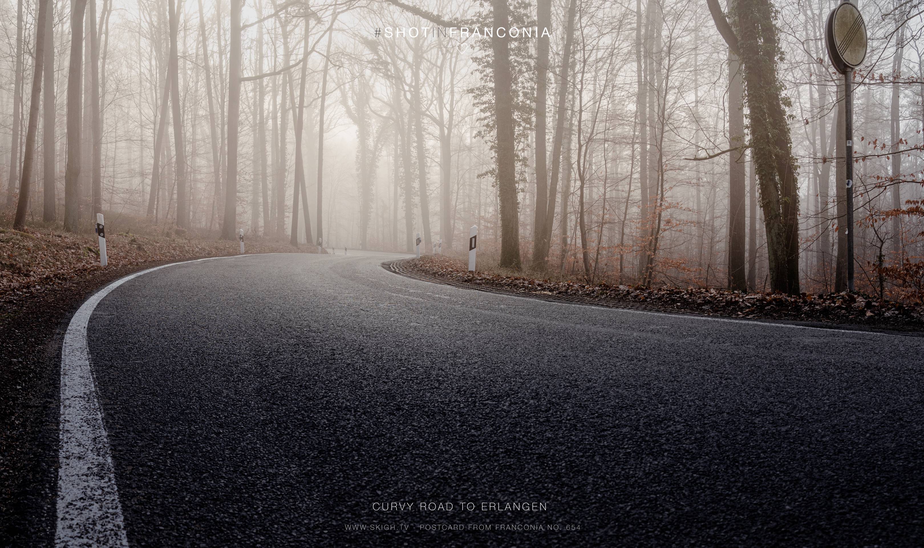 Curvy road to Erlangen | 1/125s * f8 * ISO 320 * 24mm - FE 24-105mm F4 G OSS - Sony α7R III Curvy road to Erlangen