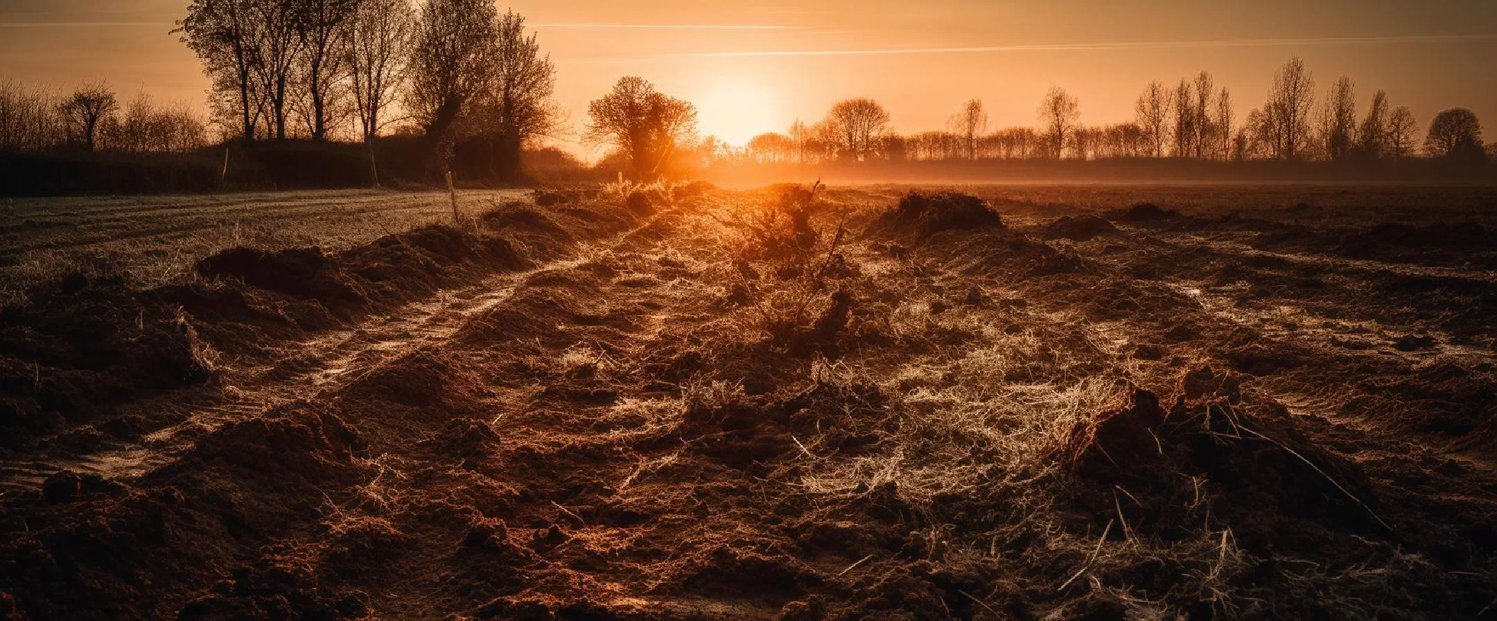 Plowed field