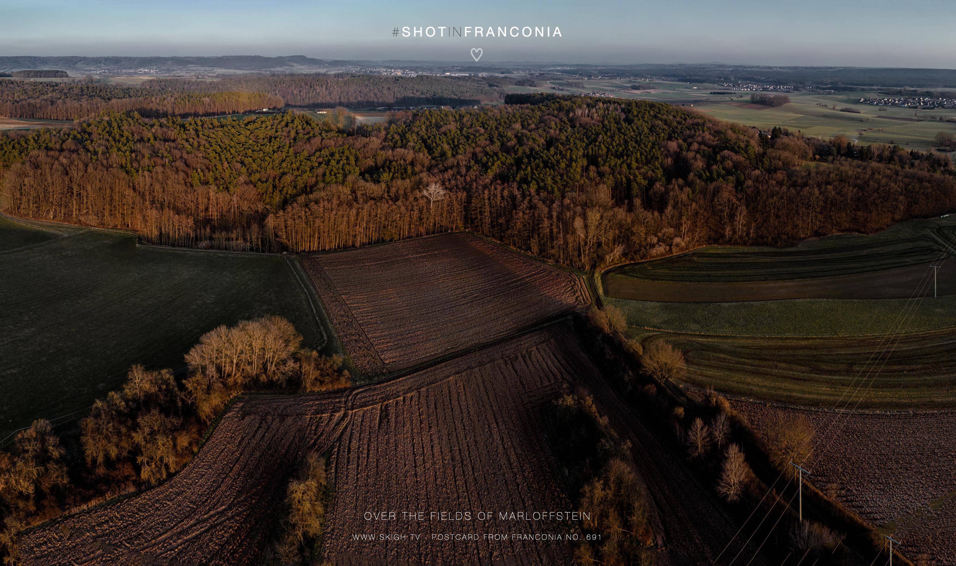 Over the fields of Marloffstein | 1/320s * f1.7 * ISO 140 * 7mm - 6.7 mm f/1.7 - DJI Mini 3 pro Over the fields of Marloffstein