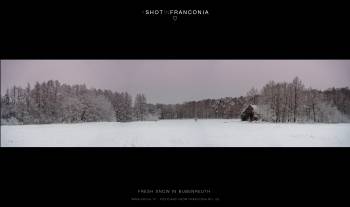 Fresh snow in Bubenreuth