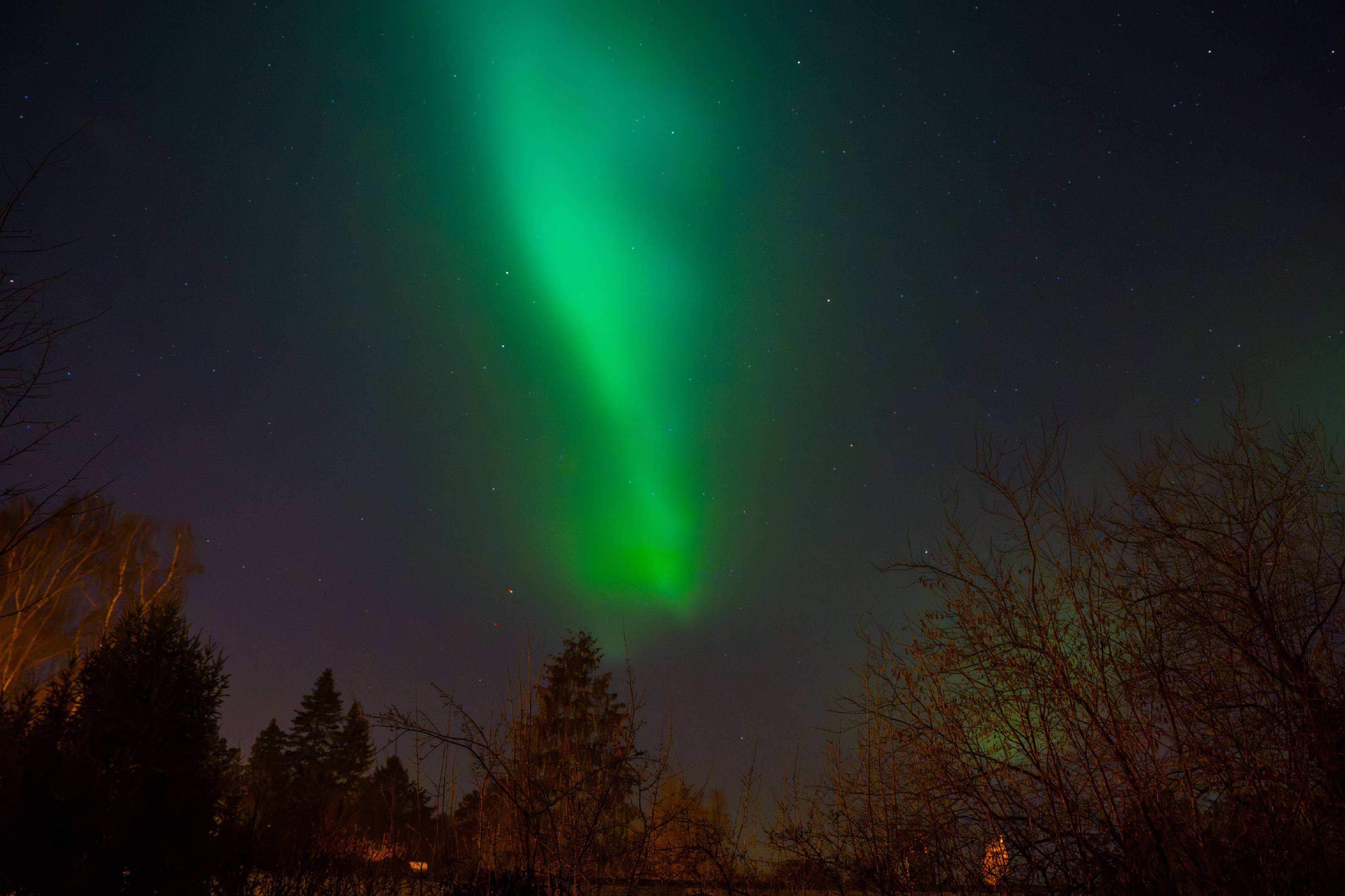Polar lights over Franconia