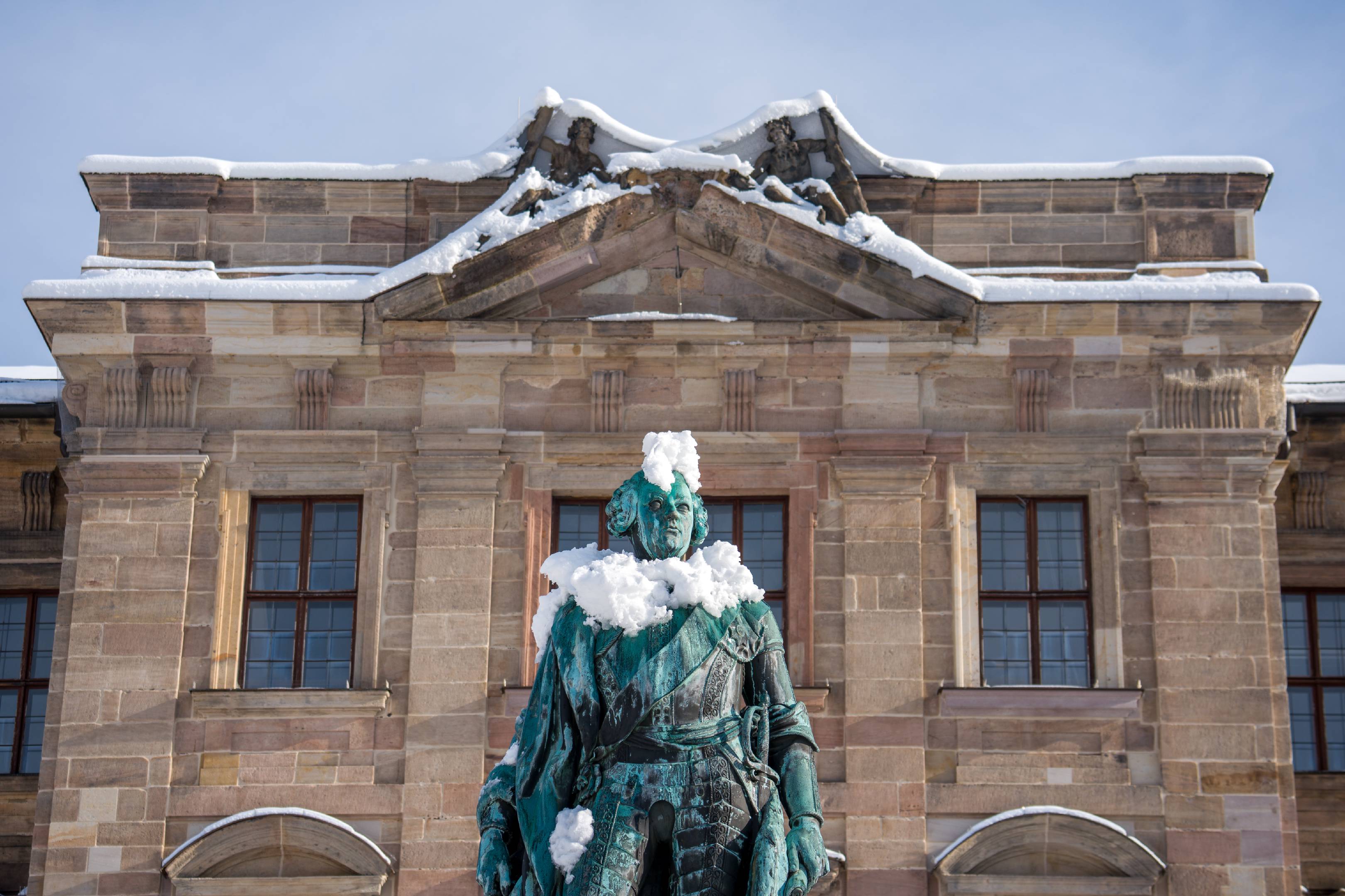 Friedrich with winter coat